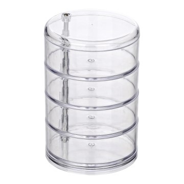 WENKO 20990100 - Organiseur TOWER 11,5x17,5 cm transparent