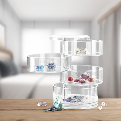 WENKO 20990100 - Organiseur TOWER 11,5x17,5 cm transparent