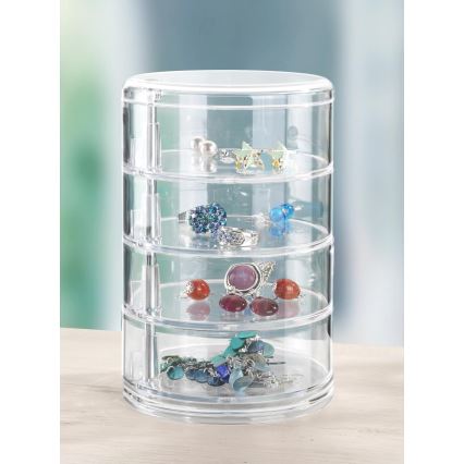 WENKO 20990100 - Organiseur TOWER 11,5x17,5 cm transparent