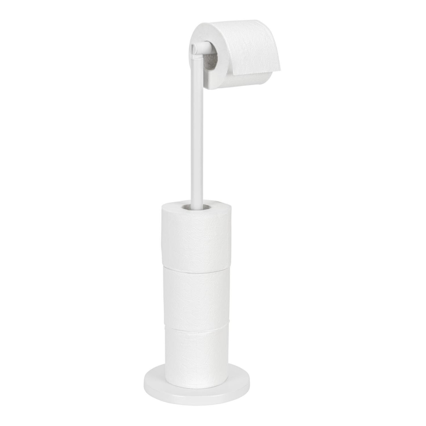 WENKO 21424100 - Porte-rouleau pour papier toilette 21 x 55 cm blanc