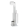 WENKO 21564100 - Brosse WC RIVALTA 18x70 cm inox/argent/blanc/noir