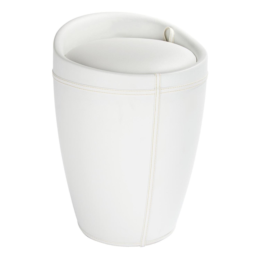 WENKO 21773100 - Tabouret CANDY 36x50,5 cm blanc/noir