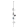 WENKO 21803100-Étagère d'angle DOLCEDO 31x275 cm acier inoxydable / chrome brillant