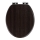 WENKO 22015100-WC abattant WENGE 35,5x42,5 cm brun/argenté