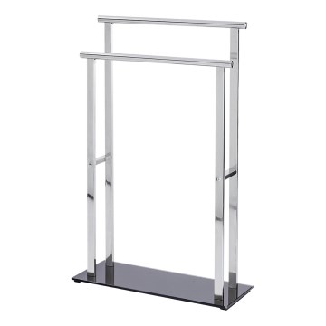 WENKO 22089100 – Porte-manteau LAVA 52x81,5 cm inox/argent/noir