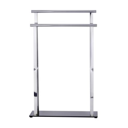 WENKO 22089100 – Porte-manteau LAVA 52x81,5 cm inox/argent/noir