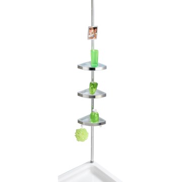 WENKO 22124100-Élément d'angle PREMIUM 27,5x260 cm argenté