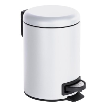 WENKO 22142800 - Corbeille LEMAN 17x25 cm blanc/noir