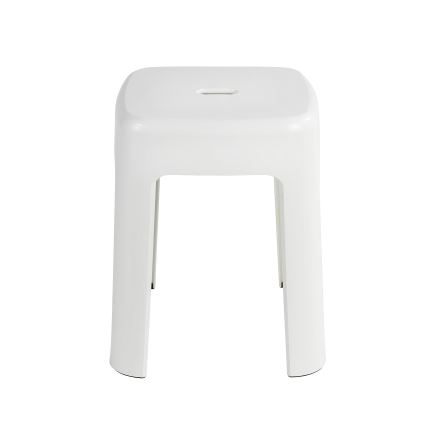 WENKO 22160100 - Tabouret ALASKA 37x45,5 cm blanc