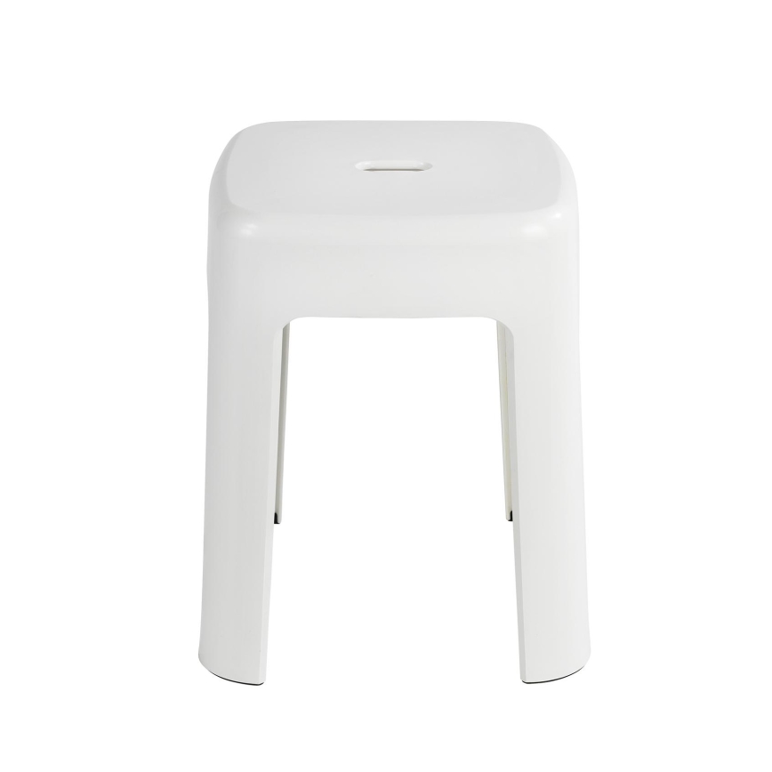 WENKO 22160100 - Tabouret ALASKA 37x45,5 cm blanc