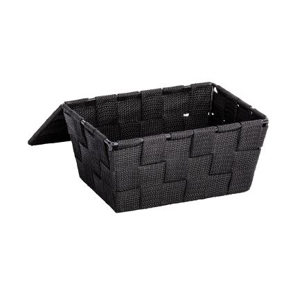 WENKO 22197100 - Panier ADRIA 19 x 14 cm noir