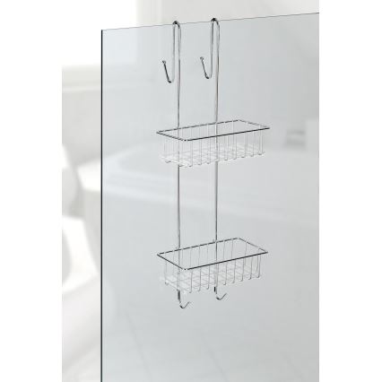 WENKO 22213100 - Support ALDO 24,5x70 cm inox/argenté