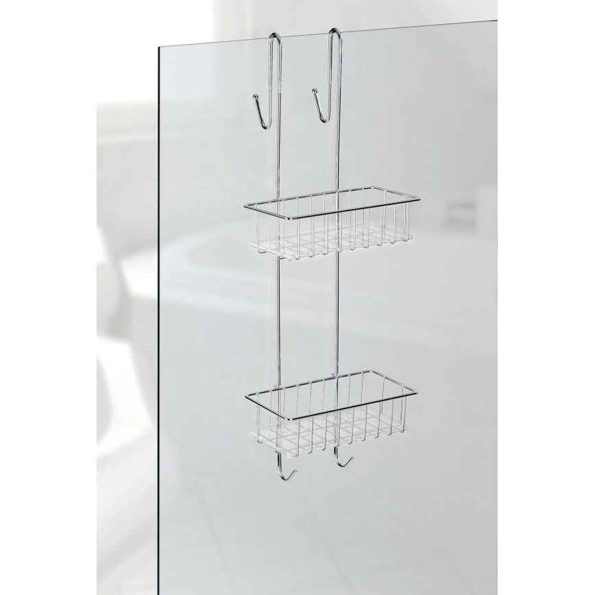 WENKO 22213100 - Support ALDO 24,5x70 cm inox/argenté