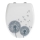 WENKO 22409100-WC Abattant WC ASTERA 45 x 38 cm multicolore/argenté