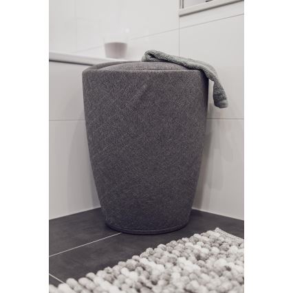 WENKO 22448100 - Tabouret CANDY 36x50,5 cm gris/noir