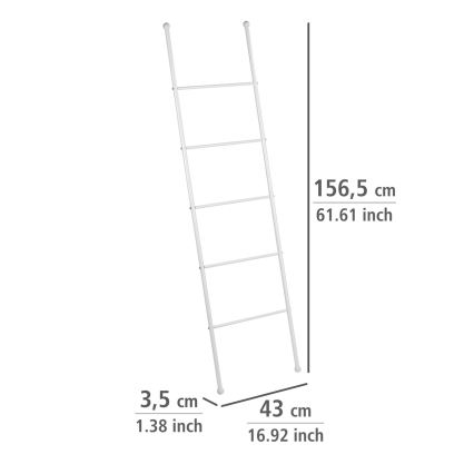 WENKO 22508100 - Porte-serviettes VIVA 43x156,5 cm blanc