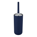 WENKO 22522100 - Brosse WC BRASIL 10x37 cm bleu/chrome brillant