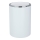 WENKO 22554100 - Poubelle INCA 18,5x25,5 cm blanche/chrome brillant