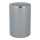 WENKO 22562100 - Poubelle INCA 18,5x25,5 cm gris/chrome brillant