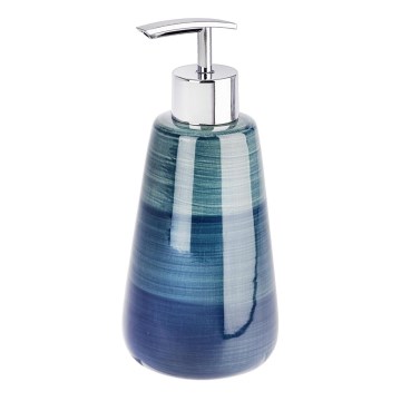 WENKO 22647100 - Distributeur de savon POTTERY 360 ml turquoise