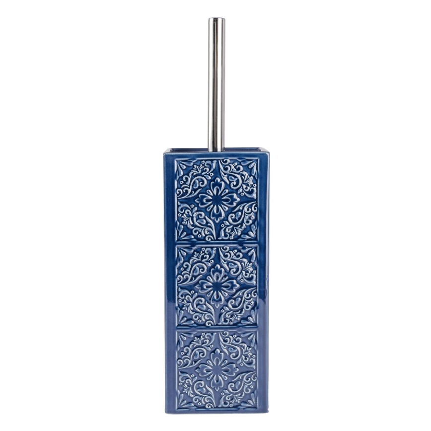WENKO 22654100 - Brosse WC CORDOBA 9,5x35 cm bleue