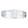 WENKO 22686100-Étagère d'angle VACUUM-LOC QUADRO ED 28x19,5 cm argentée/transparente