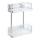 WENKO 22691100-Étagère VACUUM-LOC QUADRO ED 25,5x32,5 cm argentée/chrome brillant/transparente