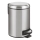 WENKO 22702100 - Poubelle LEMAN 17x25 cm inox/satiné/noir
