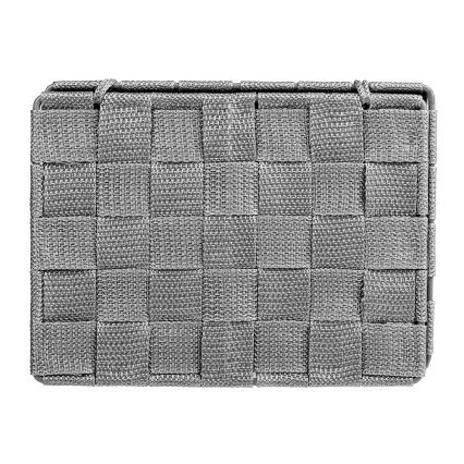 WENKO 22793100 - Corbeille ADRIA 19x14 cm grise