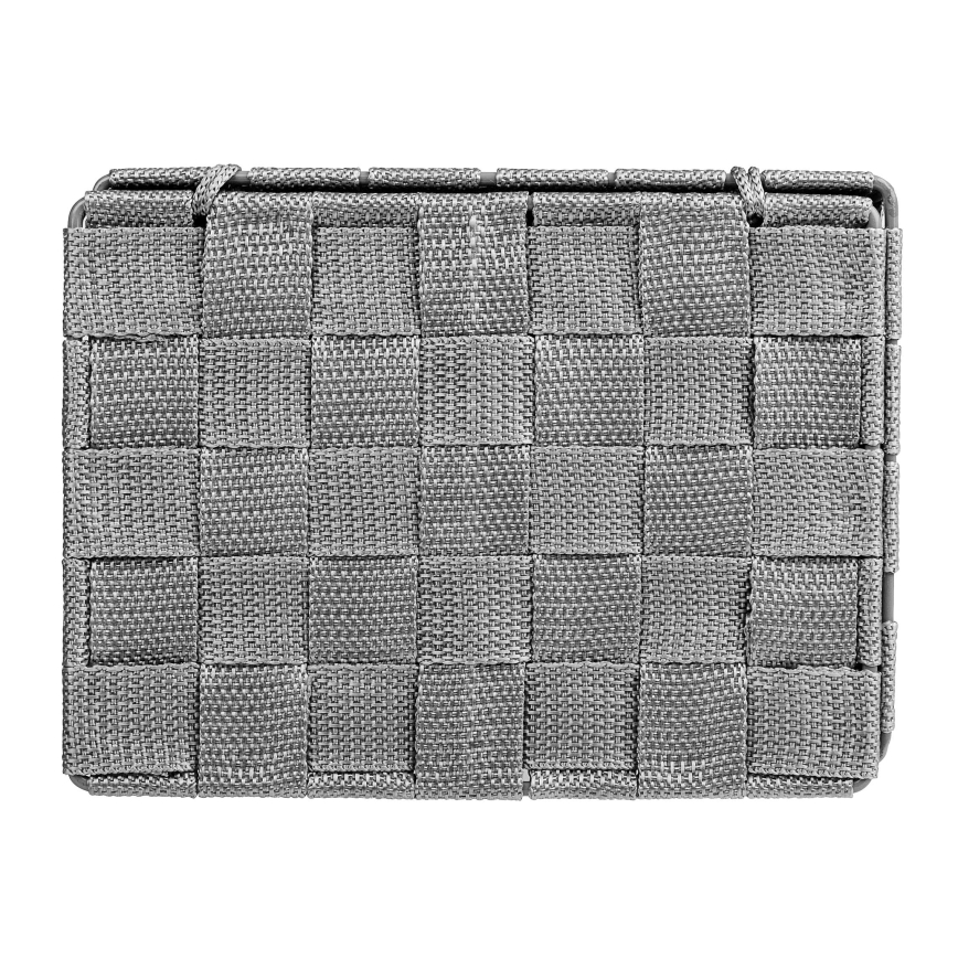 WENKO 22793100 - Corbeille ADRIA 19x14 cm grise