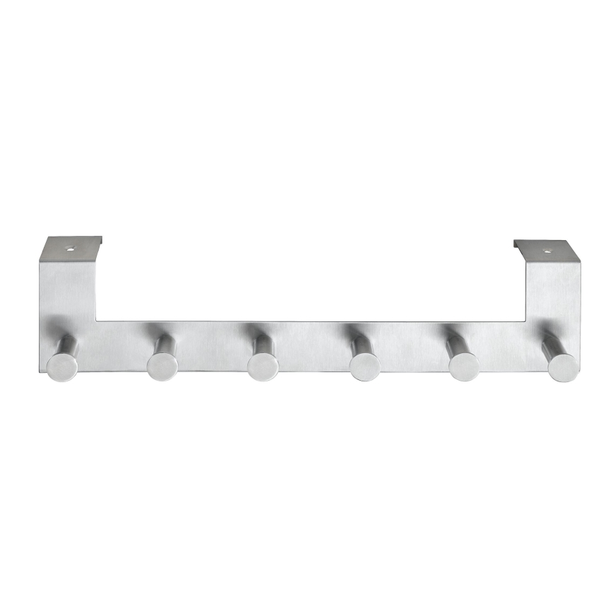 WENKO 22804100-Porte-manteau CELANO 39x11 cm inox/argenté
