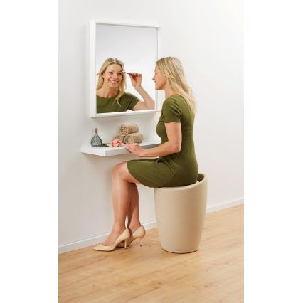 WENKO 22834100 - Tabouret CANDY 36x50,5 cm beige/noir