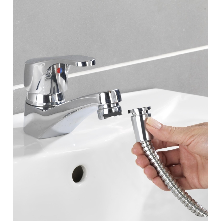 WENKO 22866100 - Douche UNIVERSAL 170 x 6,5 cm chrome brillant/argent/gris