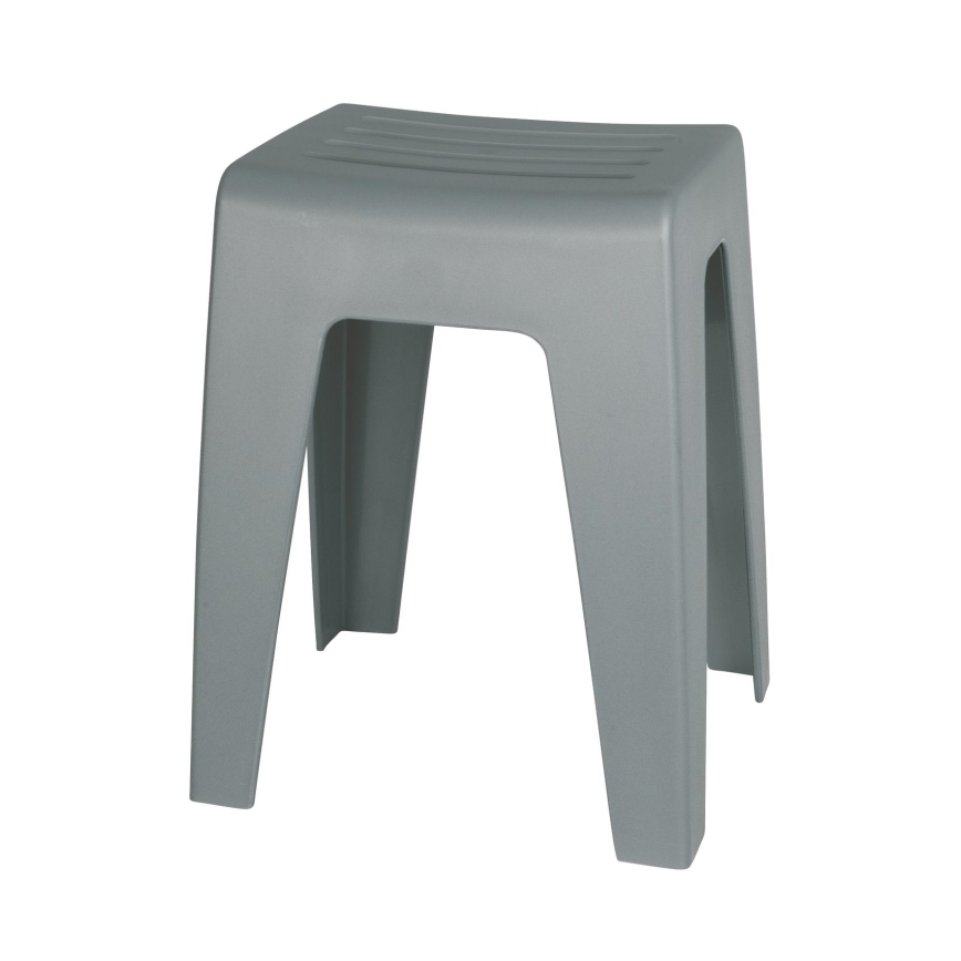 WENKO 22944100 - Tabouret KUMBA 38x47 cm gris