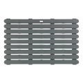 WENKO 22948100-Paillasson INTÉRIEUR & EXTÉRIEUR 50x80 cm gris