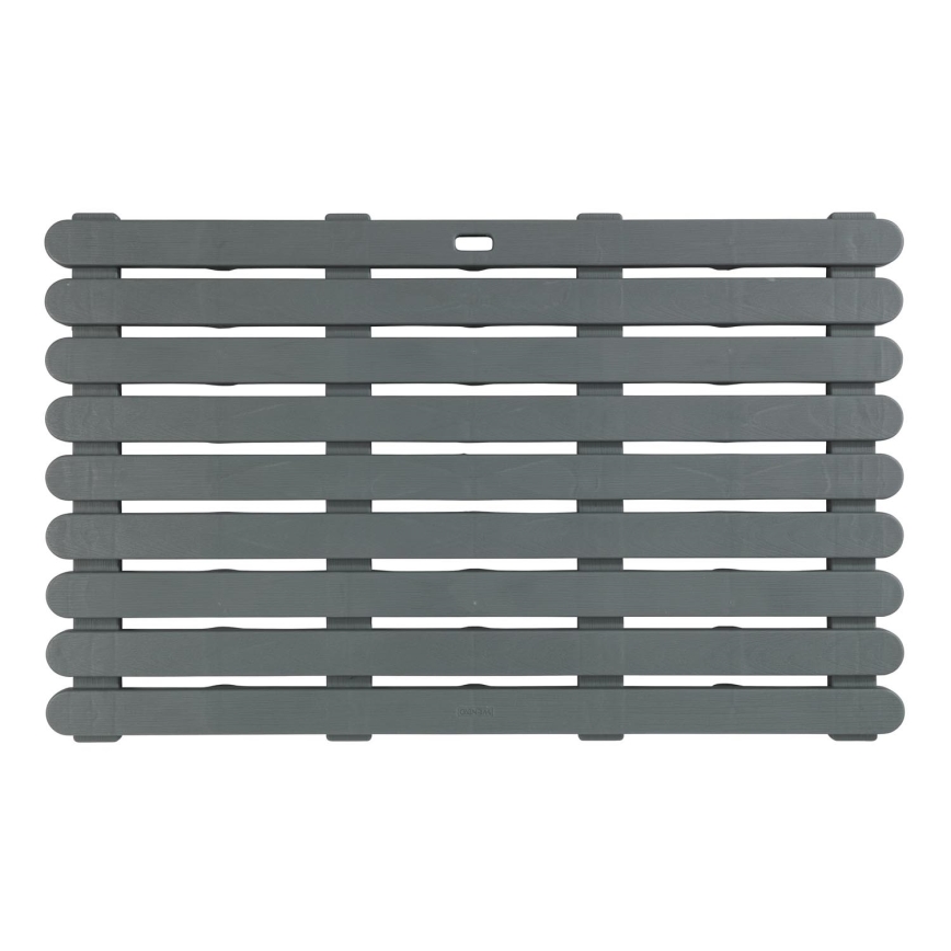 WENKO 22948100-Paillasson INTÉRIEUR & EXTÉRIEUR 50x80 cm gris