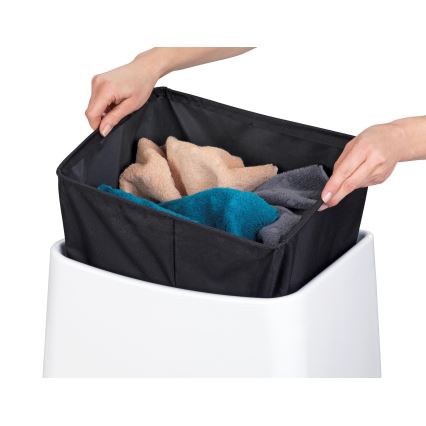 WENKO 22949100 - Tabouret WING 45 x 48 cm blanc/noir