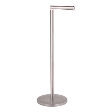 WENKO 22985100 - Porte-papier toilette 21x55 cm en acier inoxydable/argenté