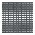 WENKO 23125100-Tapis de douche ARINOS 54x54 cm gris/gris