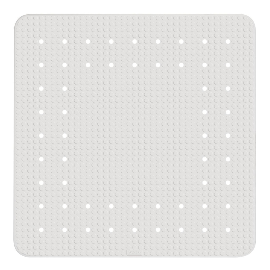 WENKO 23135100-Tapis de douche MIRASOL 54 x 54 cm blanc