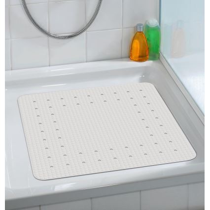 WENKO 23135100-Tapis de douche MIRASOL 54 x 54 cm blanc