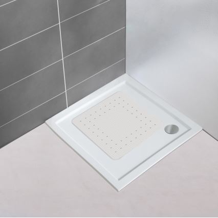 WENKO 23135100-Tapis de douche MIRASOL 54 x 54 cm blanc