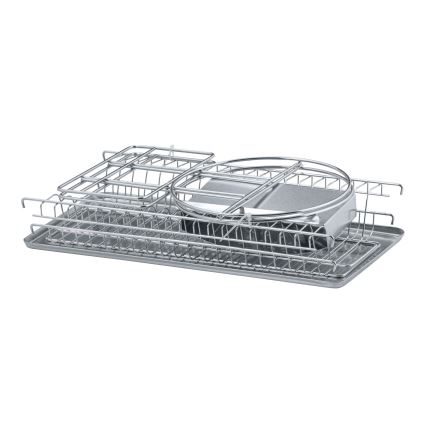 WENKO 2329100 - Égouttoir à vaisselle DUO 21x33 cm inox/argenté