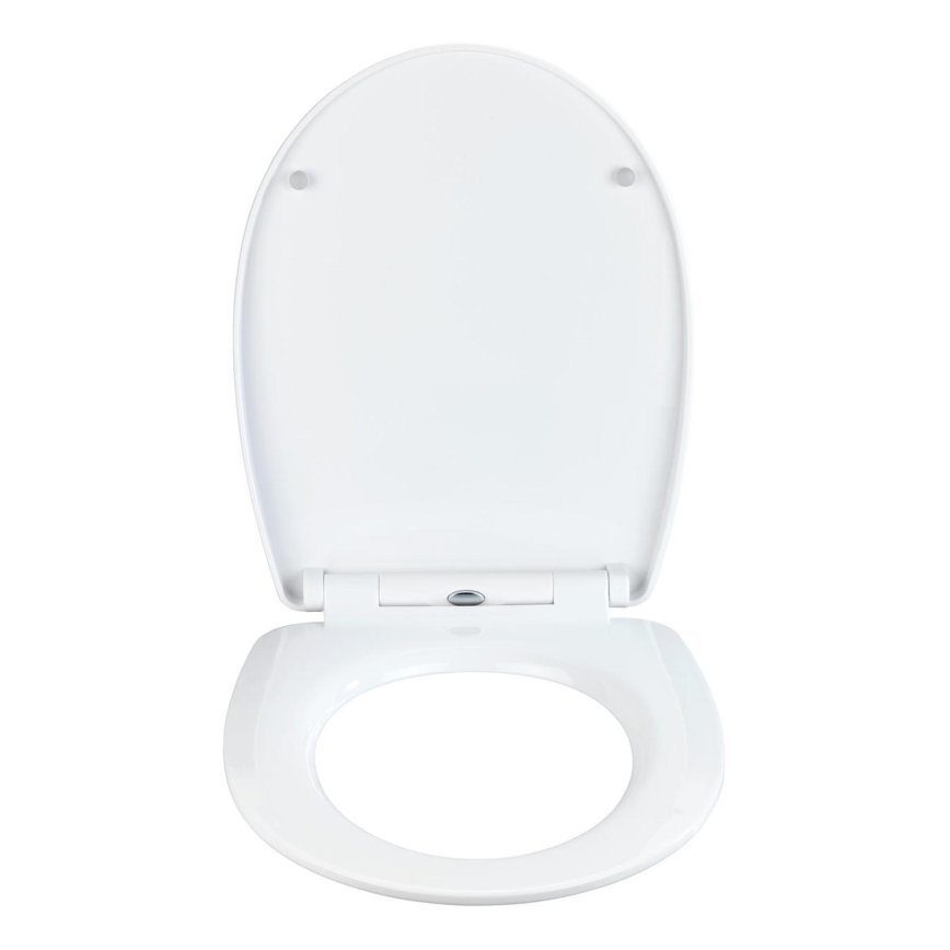 WENKO 23533100-WC abattant/siège WC 300/350 kg 36,5x45 cm multicolore/argenté