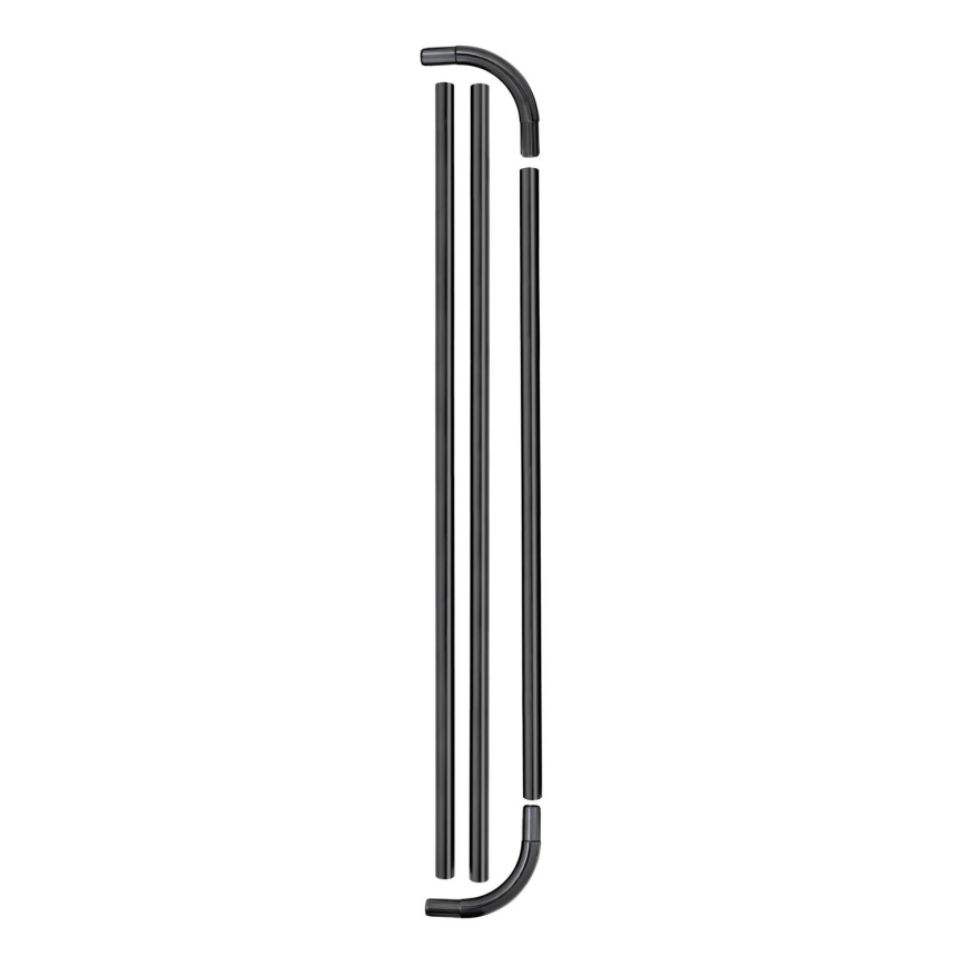 WENKO 23565100 - Barre carrée 2x2 cm noire