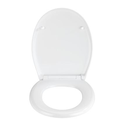WENKO 23571100-WC siège WC renforcé 300/350 kg, 44,5 x 37 cm, multicolore/argenté