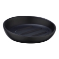 WENKO 23653100 - Porte-savon BADI 11,5 x 3 cm noir