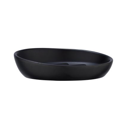 WENKO 23653100 - Porte-savon BADI 11,5 x 3 cm noir