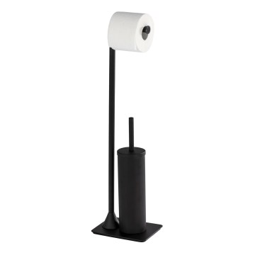 WENKO 23710100 - Brosse WC HELLA 15 x 69 cm noire