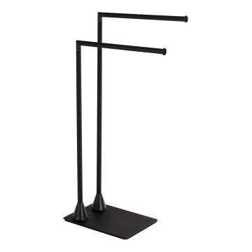 WENKO 23711100 - Porte-serviettes sur pied HELLA 41 x 79 cm, noir